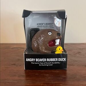 Duluth Trading Co Angry Beaver Rubber Duck